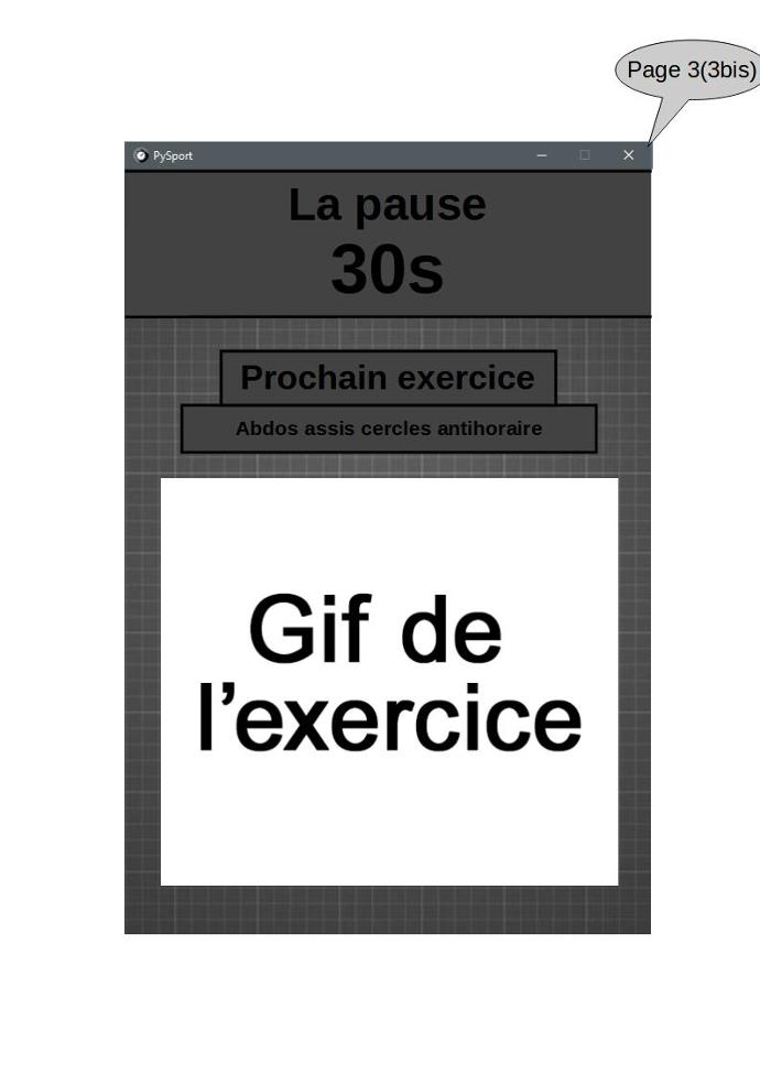 maquette de la pause